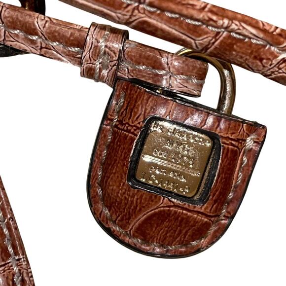 Liz Claiborne Vintage Y2K Crossbody Bag with Monogram Brass-plates - Picture 6 of 14